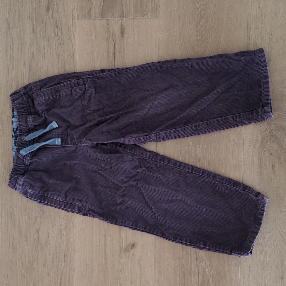 Mini Boden Purple Corduroy Pants